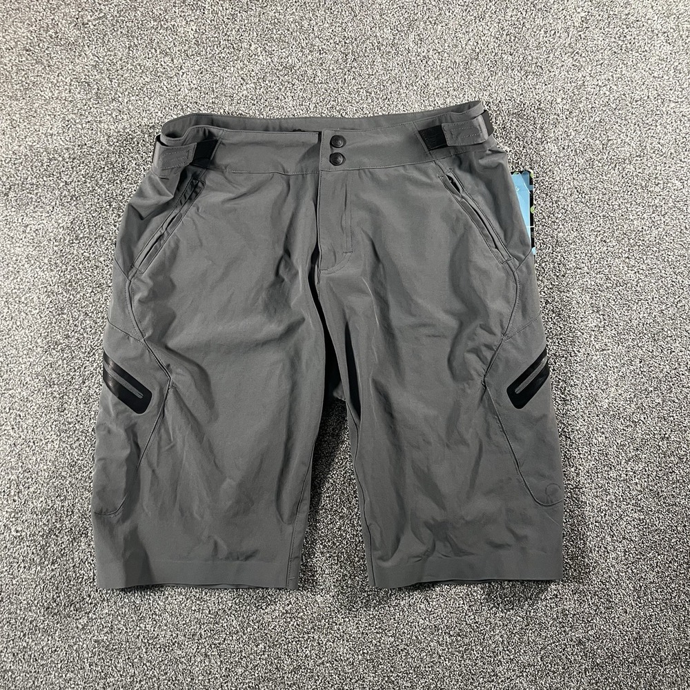ZOIC Nava Women’s MTB Cycling Shorts Gray RPL System NWT Size Large Bike